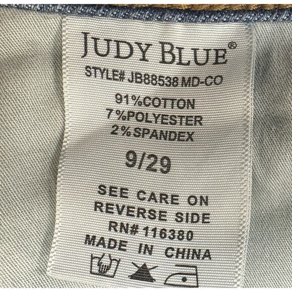Judy Blue Skinny Fit Denim Jeans Women’s Size 9/29 Blue Stretch JB88538 - Picture 7 of 11
